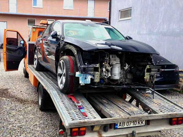 Евакуатор після ДТП у Вінниці